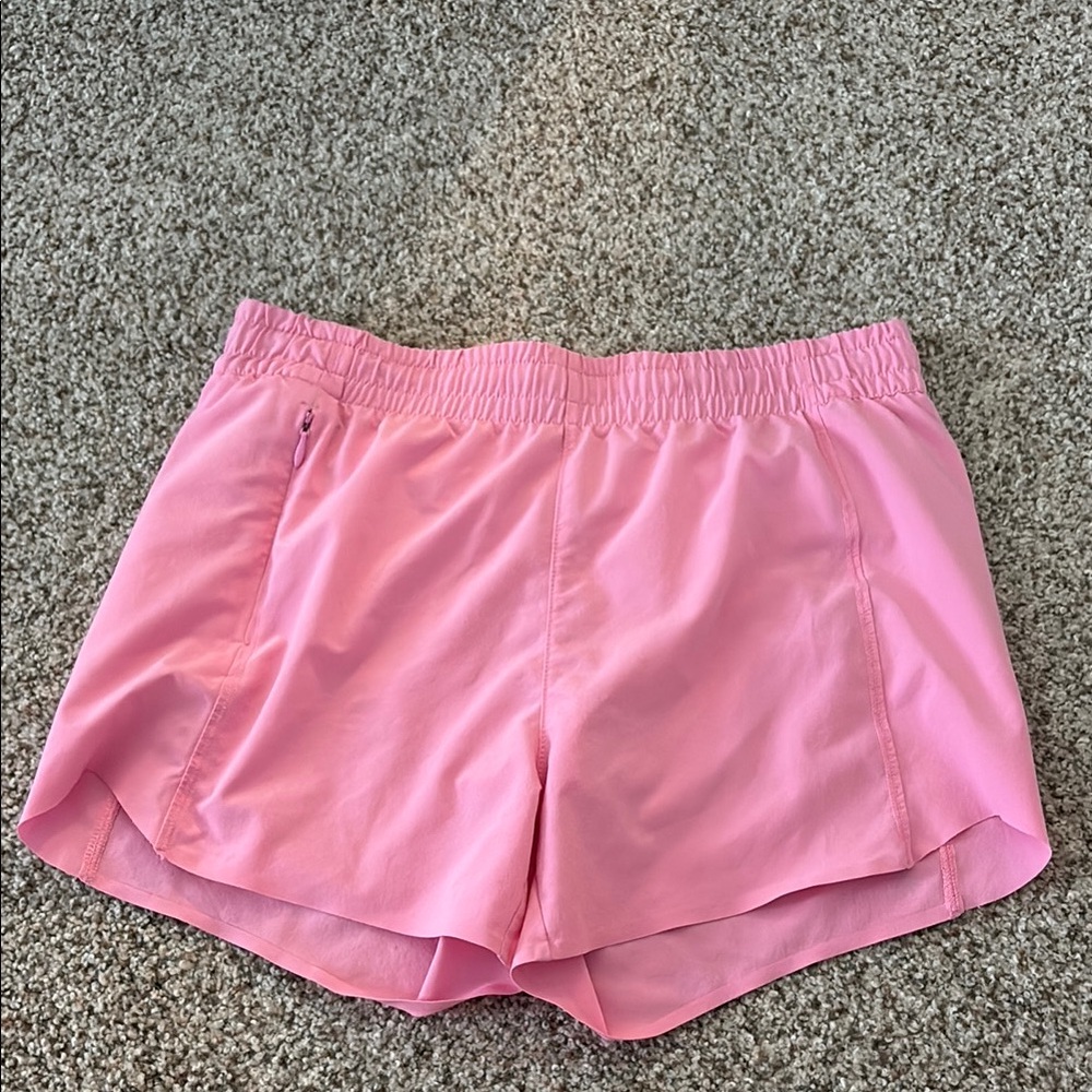 Athleta Pink Athletic Shorts Lightweight Moisture-Wicking